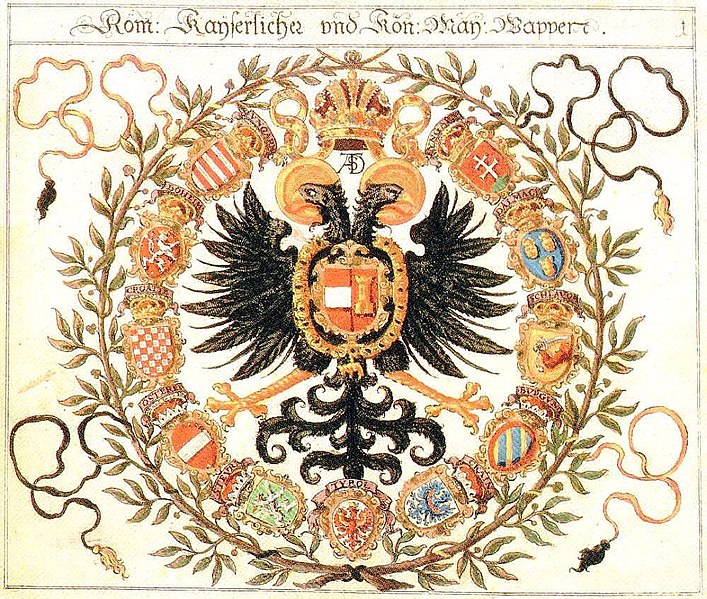 神聖ローマ帝国皇帝の紋章（1605年）